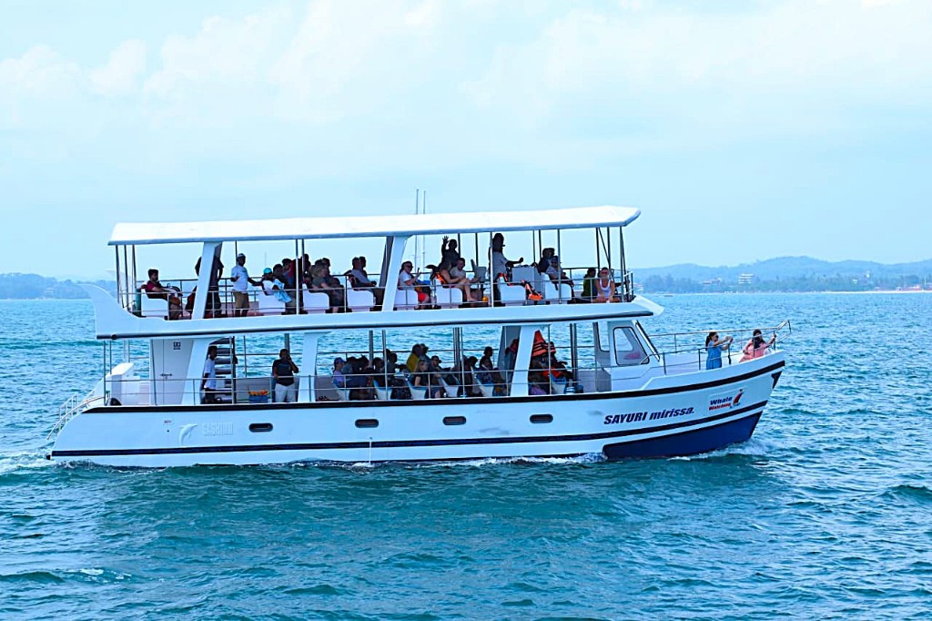 Sea & Safari Tours boat in Mirissa